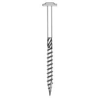 Zimmermannsschraube SENCO HBS Breitkopf verzinkt Abdruck T30 - 6,0x140mm - HBS-60140-FH30