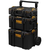 DEWALT TOUGHSYSTEM Drehbank auf Rädern 2 Kästen + Mobile Werkzeugkiste - DWST83402-1