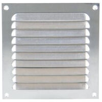 Jalousiegitter 436 RENSON 150 x 150 mm - silber eloxiert - 41501501