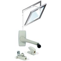 Bausatz Oberlicht Windy 305 grau SOUCHIER für Innenklapprahmen B.3.05m - 26803