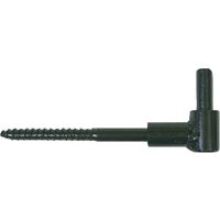 Scharnier mit Schrauben Holz Kataphorese schwarz Ø14 ING FIXATIONS für doppelte Fensterläden - Ziehfix 12x160 - A000810