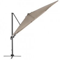 Doppler Pendelschirm 'Ravenna AX', um 360° drehbar, 275 x 275 cm natur