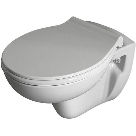 Belvit Hänge WC Grau mit Softclose-Deckel