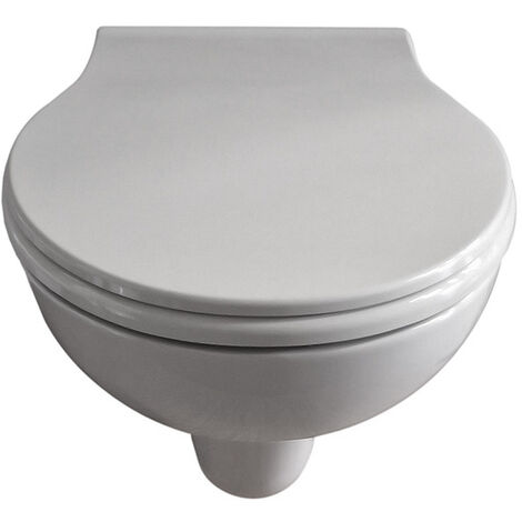 Belvit Hänge WC Grau mit Softclose-Deckel