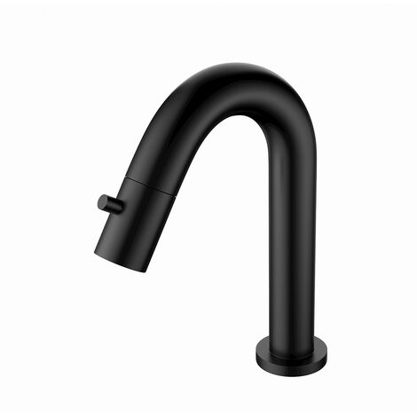 Aloni Kaltwasserarmatur Waschtisch/Waschbecken Schwarz Matt 1/2" (1/2)