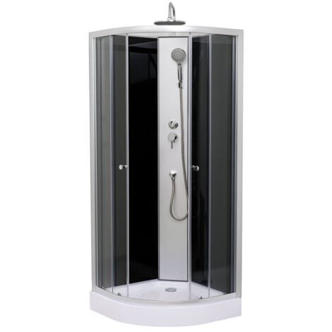Aloni Komplette Duschkabine Komplettdusche Duschtempel Komplettkabine Eckdusche 80x80cm