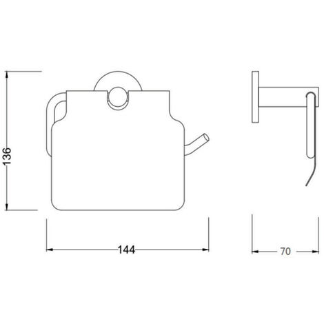 Toilettenpapierhalter Mit Marmor-Ablage In Matt-Schwarz – Wandmontage, Edelstahl, Inkl. Montagezubehör, Für Badezimmer