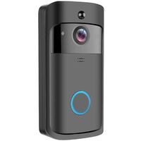 Sonnette sans Fil avec Camera, Conversation Bidirectionnelle Vision Nocturne et PIR Détection Humaine Caméra App pour iOS, Android