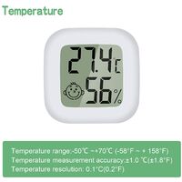 Hygrometre 3 Pieces Mini Lcd Thermometre Numerique Chambre De Bebe Salon Bureau Refrigerateur Thermometre Interieur Et