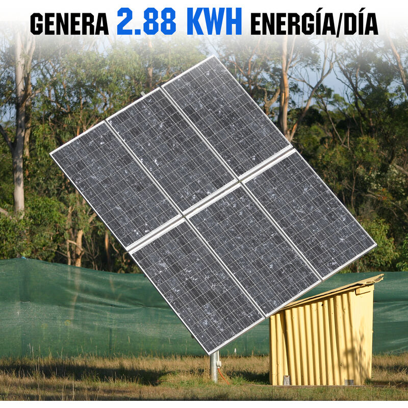 Kit Solar Fotovoltaico 16 kWh/dia con baterías de LITIO 14 kWh Premium