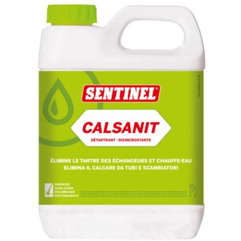 Disincrostante Calcare SENTINEL CalSAnit per Impianti Acqua Sanitaria 5L