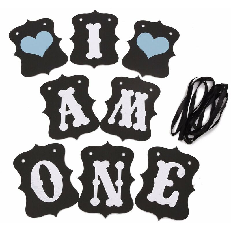 1st First Birthday Party Baby Boy Shower Bunting Garland Banner YO SOY UNO Prop Mohoo