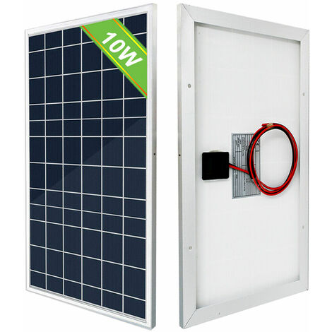 PANNELLO SOLARE MODULO FOTOVOLTAICO 12W 12V CELLE SILICIO PINZE BATTERIA PANNELLO SOLARE MODULO FOTOVOLTAICO 12W 12V CELLE SILICIO PINZE BATTERIA