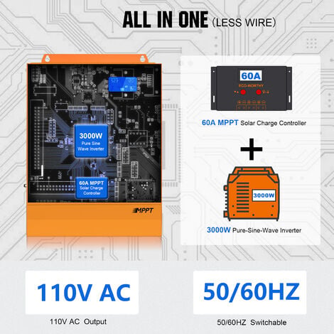 Quadro Di Campo Fotovoltaico 2 Stringhe IN e 2 OUT+ Quadro AC « Eolico  solare Shop