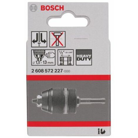 Bosch 2608572227 Mandrin automatique pour foret SDS-Plus 1,5-13&nbsp;mm, SDS-Plus