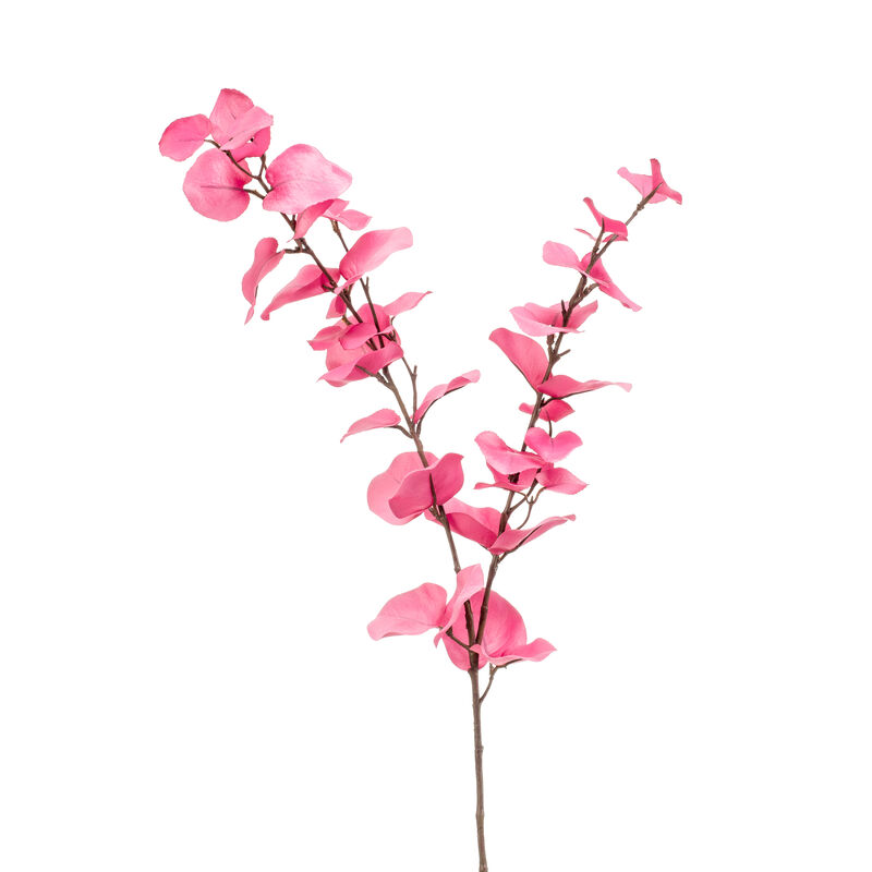 EUCALIPTO FIORE FINTO ROSA 80 CM