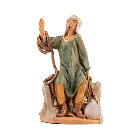 Pastori statuine Personaggi vari 16 cm di resina per presepe