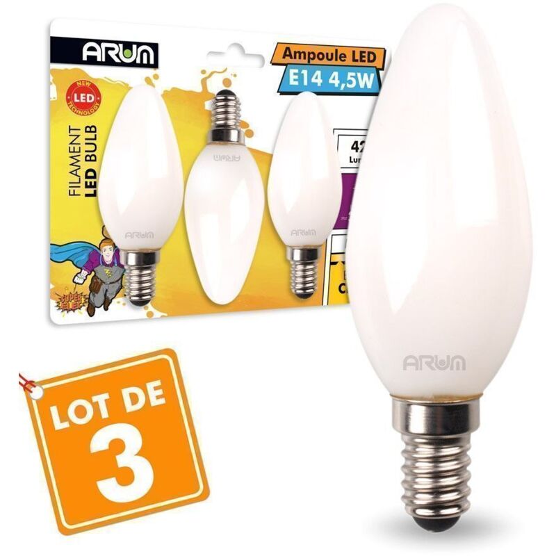 CENTURY CENTURY 2 LAMPADINE LED INCANTO OLIVA SATINATE TORTIGLIONE 4W  ATTACCO PICCOLO E14 LUCE CALDA 3000K