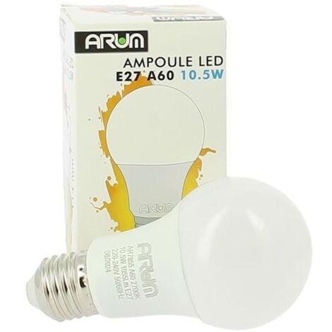 Lotto di 10 lampadine a LED E27 11W Eq 75W bianco caldo