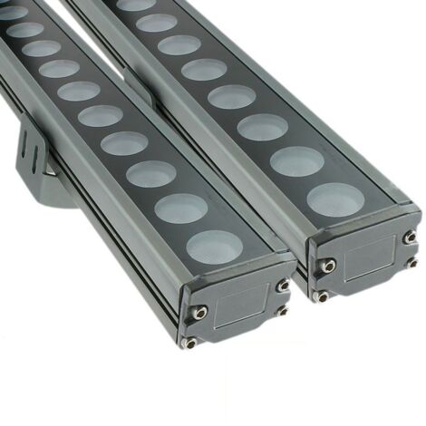 Set di 2 proiettori a LED 36W Wall Washer 100 cm  Température de Couleur: 6000K bianco freddo
