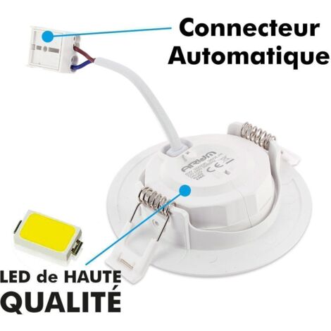5 Faretti da Incasso LED ASTURIA Orientabili 7W Eq. 75 W  Température de Couleur: Bianco neutro 4000K