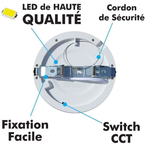 Plafoniera Spot LED 11W Eq 90W Surface CCT Incasso orientabile