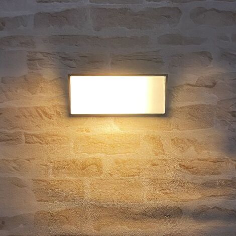 NEWPORT applique da parete grande diffusore esterno E27 Nero