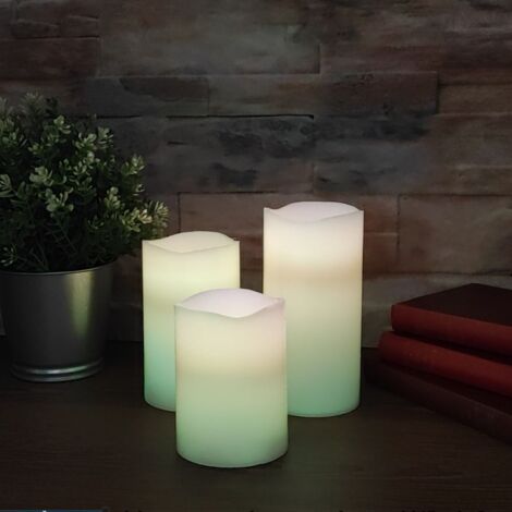 Candele A LED Senza Fiamma – Stoppino Mobile In Vera Cera Con Timer E Telecomando – Set Di Candele Decorative A LED Sicure Da 50,73 € | DHgate