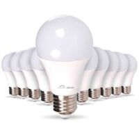 Lotto di 10 lampadine a LED E27 equivalenti 60W 806lm Warm White
