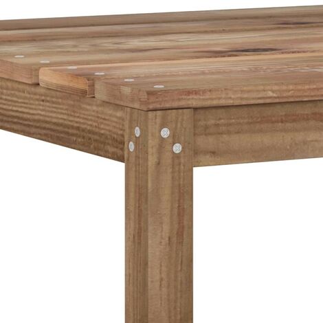 VidaXL 2er-Set Kiefernholz-Palettentisch – 60x60x36,5 Cm, Imprägniert, Als Beistelltisch Oder Hocker Nutzbar