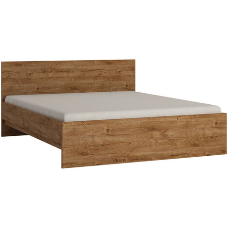 Bett Doppelbett 160cm in Eiche Nb. FORTALEZA-129, B/H/T ca. 166,6/85/206,2 cm (1/3)