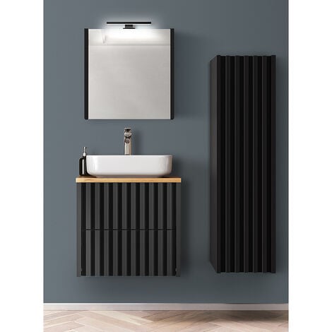 Waschtisch Set 60 cm mit Spiegelschrank: Die ideale Lösung für Ihr Badezimmer () Waschtisch Set 60 cm mit Spiegelschrank: Die ideale Lösung für Ihr Badezimmer