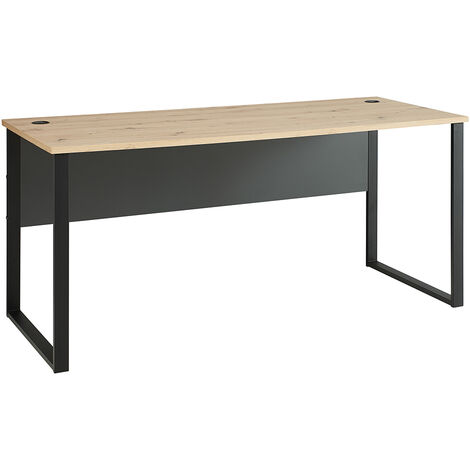 Produktbild von Schreibtisch, Holz, 110x50x75, Graphit Luka | Maisons Du Monde