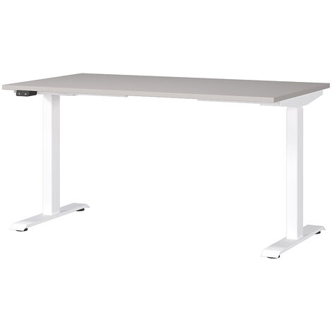 Schreibtisch 140cm, elektrisch höhenverstellbar, kaschmir, MEMPHIS-01 (1/5)