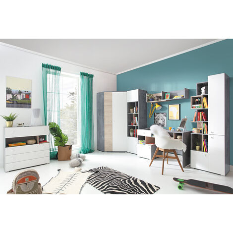 Jugendzimmer Mit Eckkleiderschrank