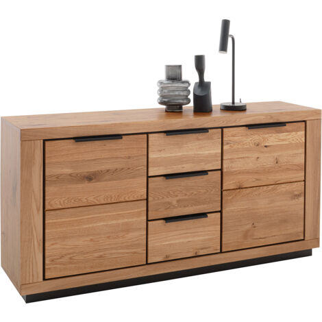 Sideboard 163cm in Eiche teilmassiv GIUSTINO-06 (1/5)