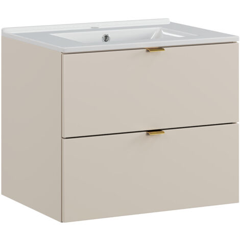 Waschtisch 60 cm in kaschmir matt DURANGO-56 (1/5)