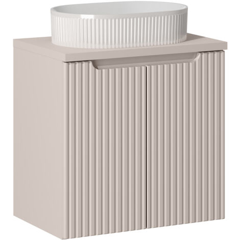 Waschtisch 60cm mit Keramikwaschbecken, kaschmir, NEWPORT-56-CASHMERE (1/5)