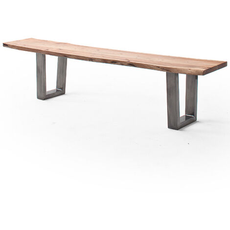 Esszimmer Sitzbank mit 180 cm Breite, Akazie massiv, natur lackiert - COSENZA-06 (1/3)