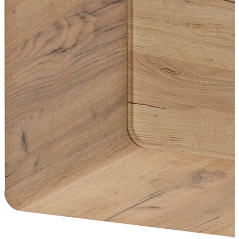 Waschtischunterschrank 60 cm LUTON-56-CRAFT Wotan Eiche Nb.. Nb., 2 Softclose-Schubkästen, B/H/T ca. 60/53/46 cm
