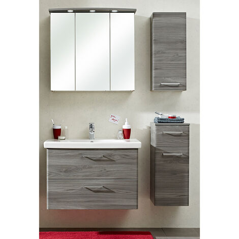 Badezimmer Unterschrank Grau