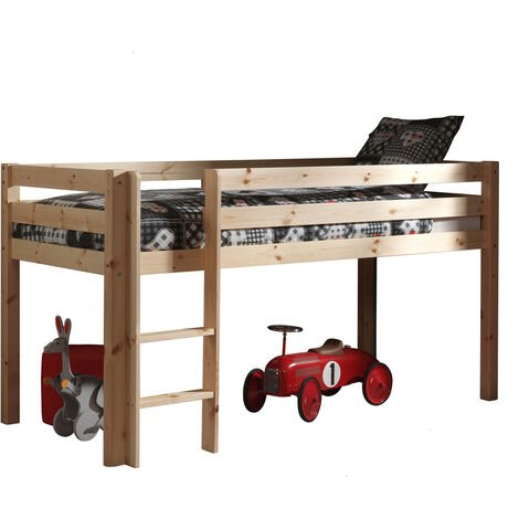 Kinderzimmer Spielbett Pinoo In Kiefer Massiv Natur Lackiert Mit