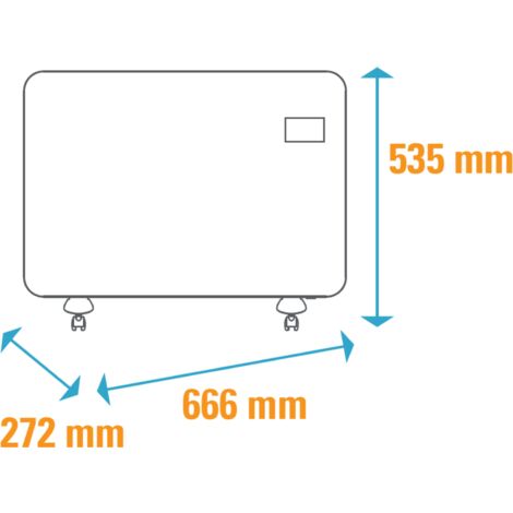 Radiateur d'appoint bain d'huile 1500W, 3 niveaux de chauffage, minuterie  24h et mode Eco, avec télécommande , OCE-D01-1500 OPTIMEO (Marque française)