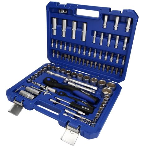 Brilliant Tools Steckschlüssel-Satz, 94-tlg., 1/4, 1/2 (1/5)