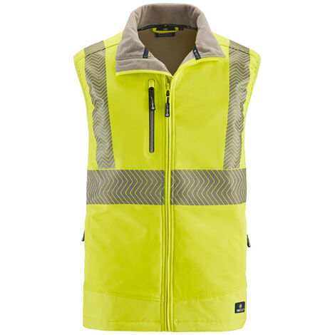 4PROTECT® Warnschutz-Softshellweste PARAMUS Leuchtgelb Reflex 3425-6XL (1/5)