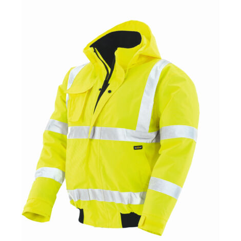 Warnschutz-Pilotenjacke WHISTLER leuchtgelb Größe 5XL (1/4)