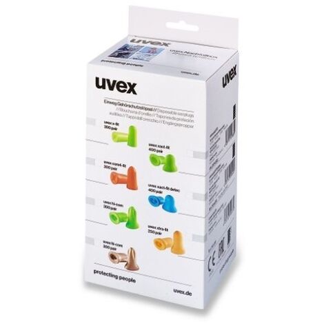 Einweggehörschutzstöpsel uvex xact-fit detec: 400 Paar (1/2)