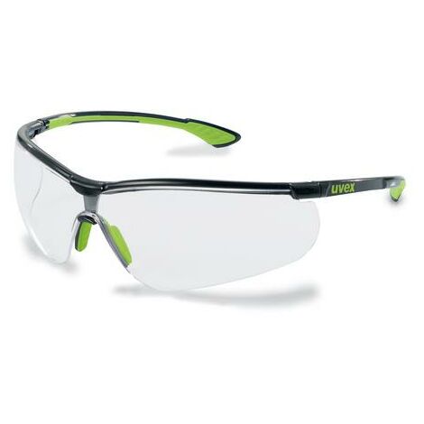 uvex sportstyle 9193265 Schutzbrille inkl. UV-Schutz Grün, Schwarz EN 166, EN 170 DIN 166, DIN 170
