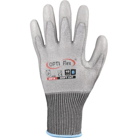 OPTIFLEX 0818-09 Handschuhe SOFT CUT Größe 9 grau EN 420, EN 388 PSA-Kategorie I (1/5)