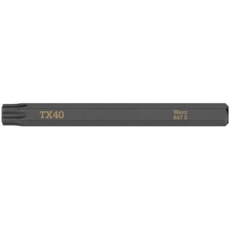 WERA 05018170001 Bit 867 S TORX 40 x 70 mm 1/4 TORX 40 Länge 70 mm (1/5)